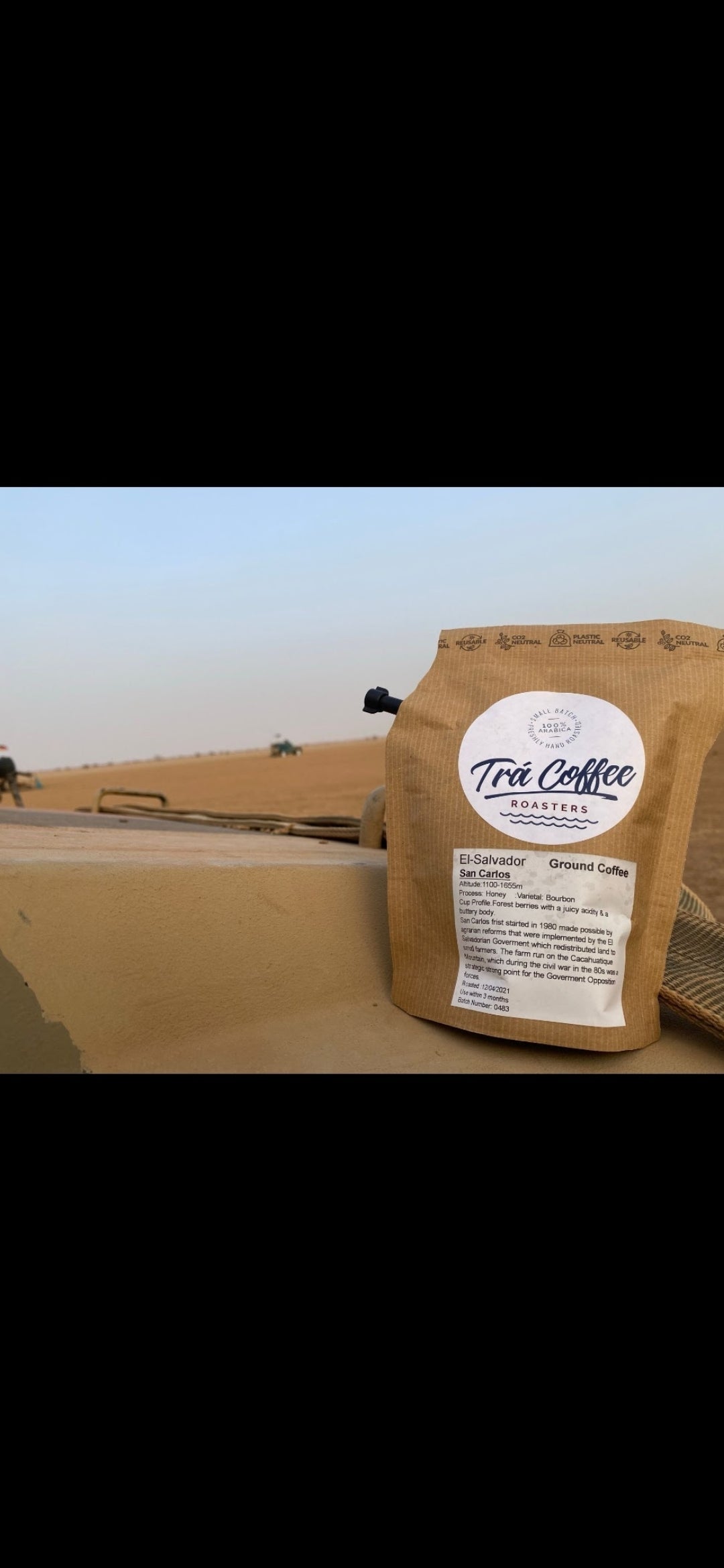 Coffee Brew bag's 22 grams of Columbian ground coffee.